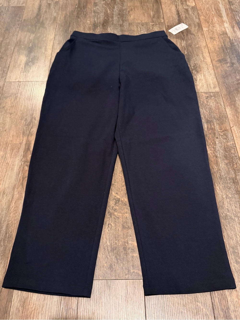 L.L. Bean Dark Navy Capris with Side Pockets